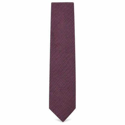 Peter Klinger Mens Blue Geometric Polyester Pointed Tie One Size - Porche