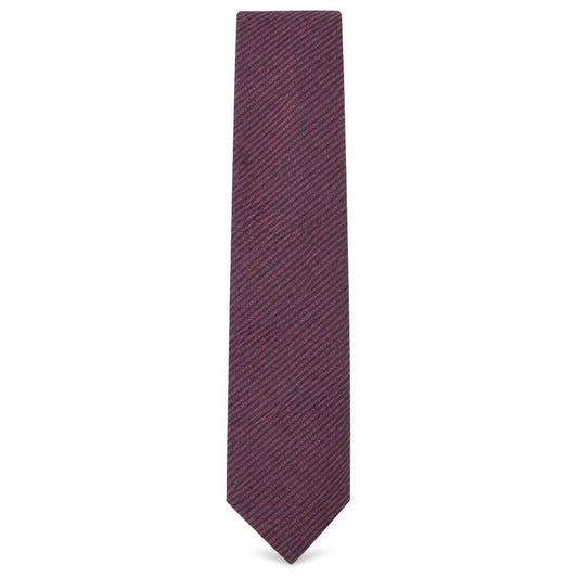 Peter Klinger Mens Blue Geometric Polyester Pointed Tie One Size - Porche