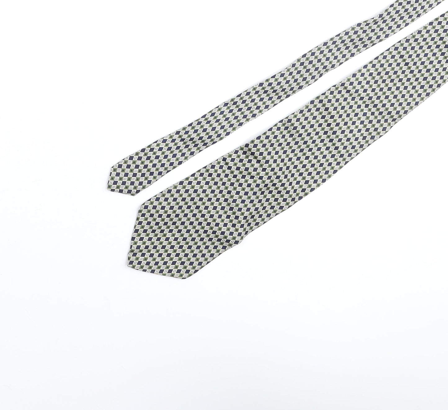 Tie Rack Mens Multicoloured Geometric Silk Pointed Tie One Size