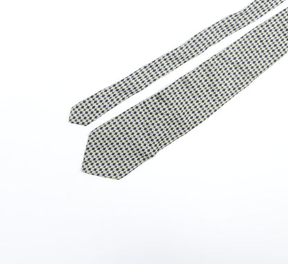 Tie Rack Mens Multicoloured Geometric Silk Pointed Tie One Size