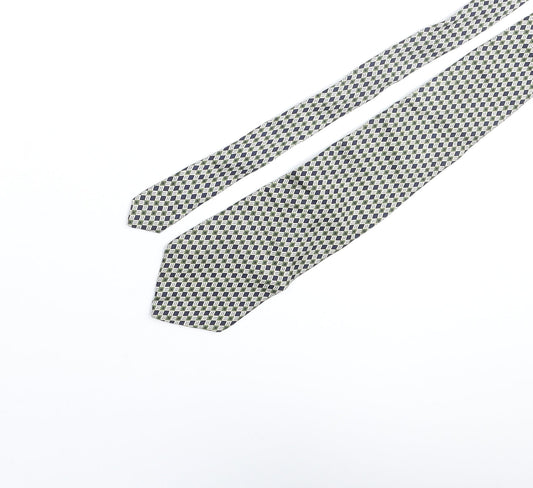 Tie Rack Mens Multicoloured Geometric Silk Pointed Tie One Size