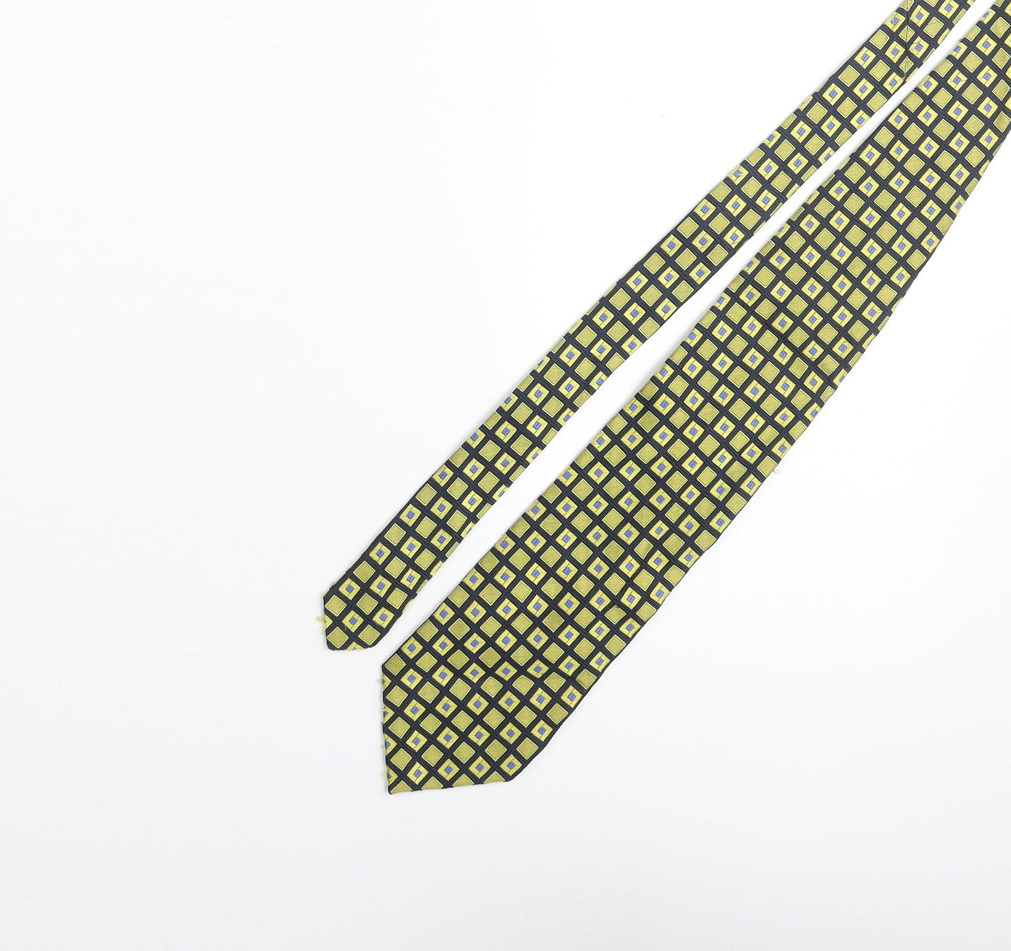 Valente Mens Multicoloured Plaids & Checks Silk Pointed Tie One Size