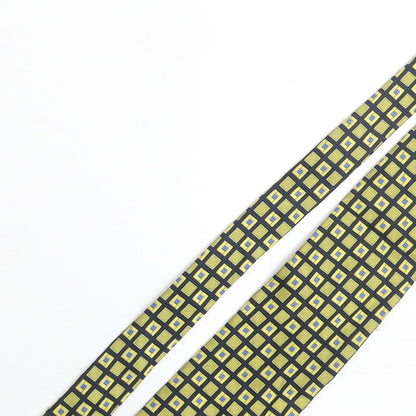 Valente Mens Multicoloured Plaids & Checks Silk Pointed Tie One Size