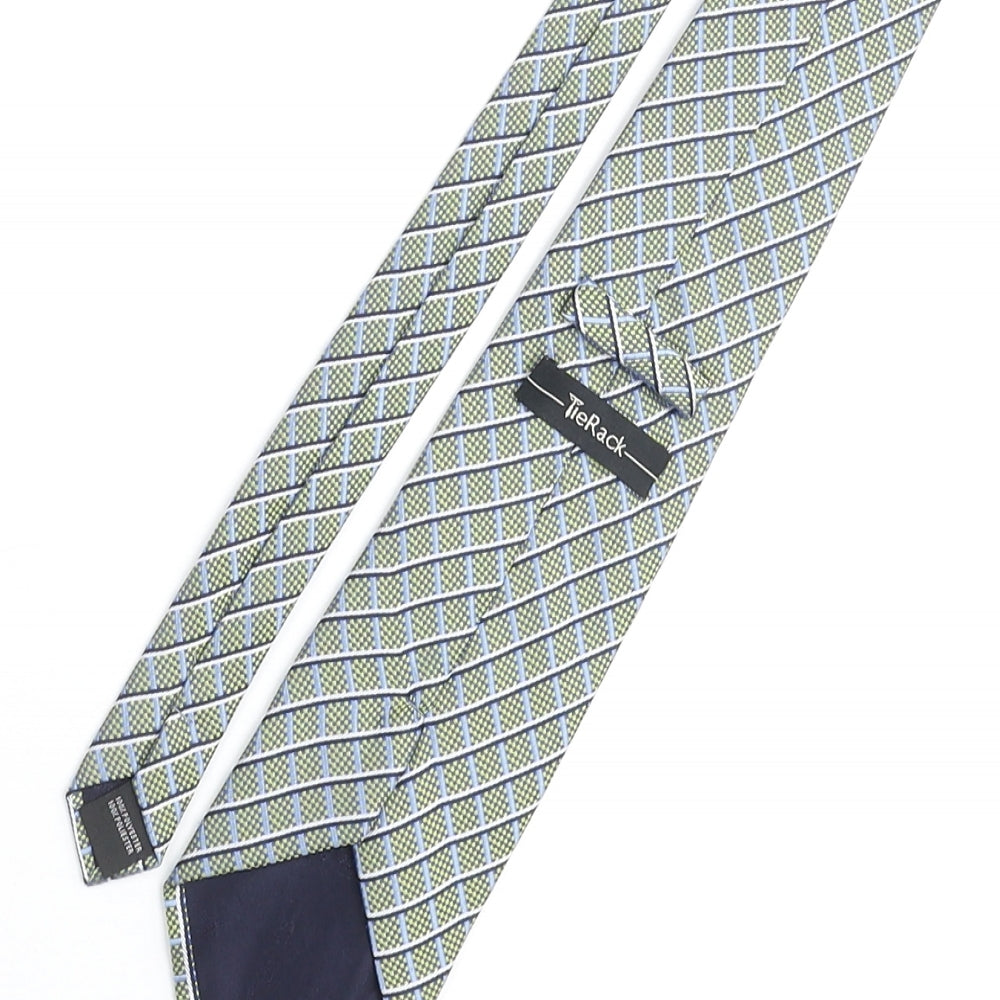 Tie Rack Mens Multicoloured Plaids & Checks Polyester Pointed Tie One Size