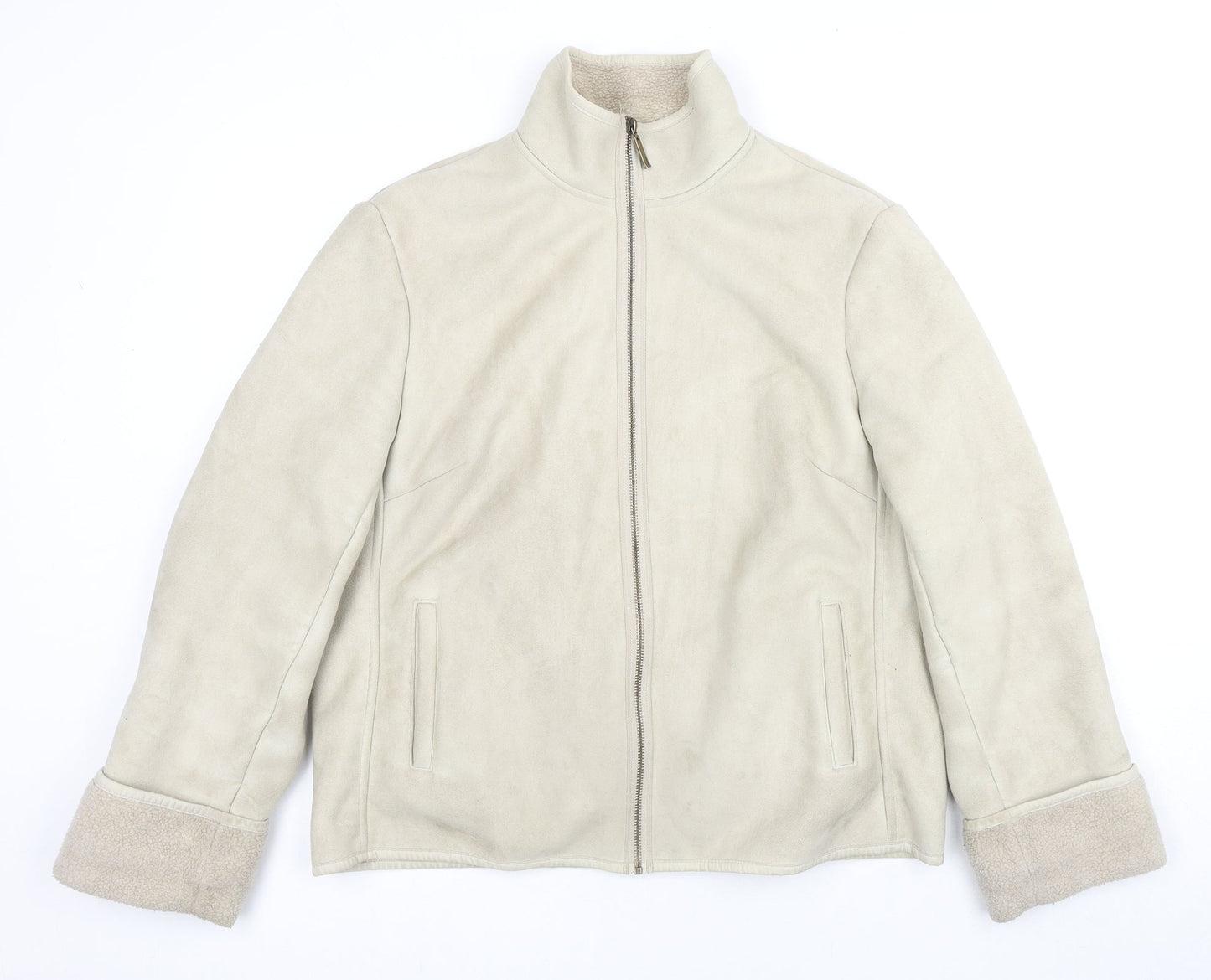 Womens UK Size 16 NEXT Beige Jacket