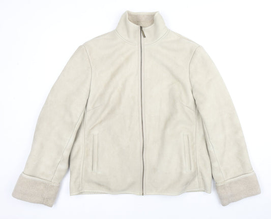 Womens UK Size 16 NEXT Beige Jacket