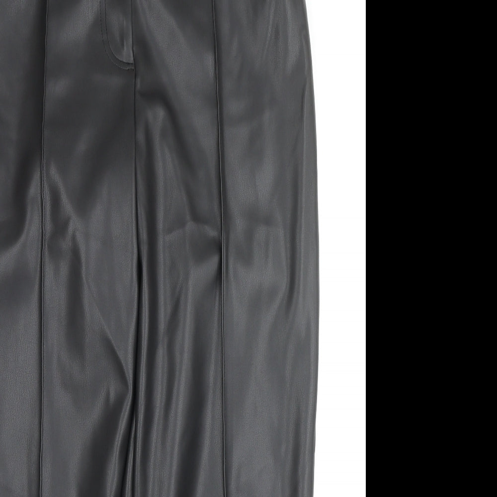 Womens UK Size 14 Marks and Spencer Regular Fit  Black Trousers