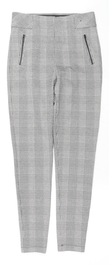 Womens UK Size 10 Marks and Spencer Regular Fit  Grey Trousers