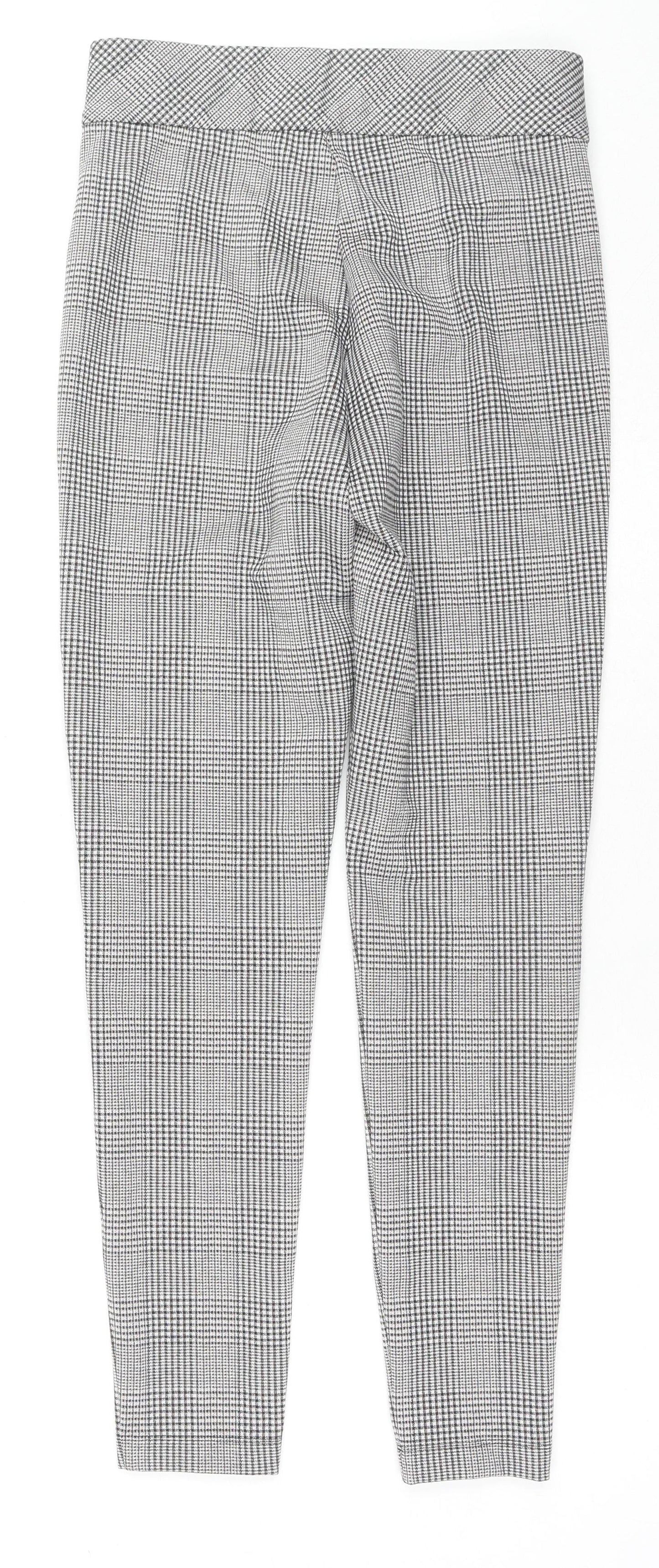 Womens UK Size 10 Marks and Spencer Regular Fit  Grey Trousers