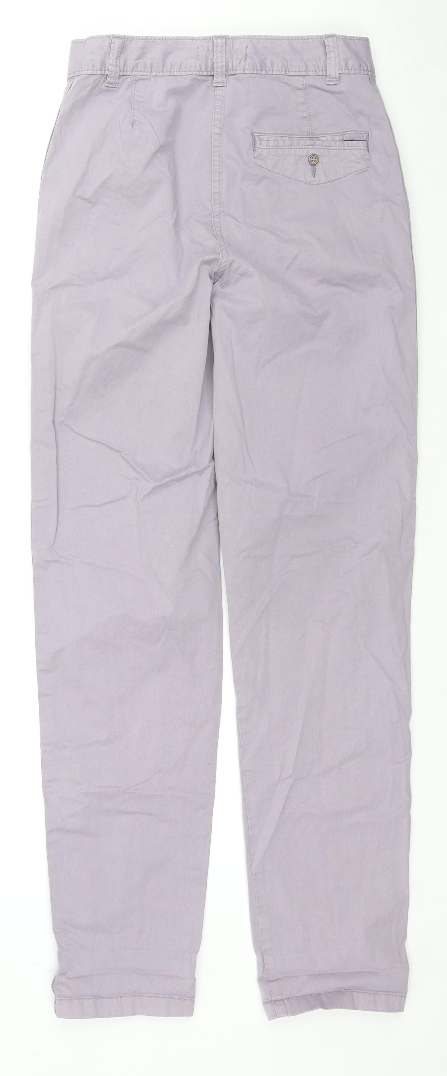 Womens UK Size 6 Marks and Spencer Regular Fit  Purple Trousers