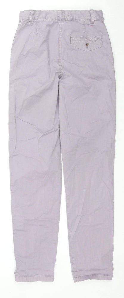 Womens UK Size 6 Marks and Spencer Regular Fit  Purple Trousers