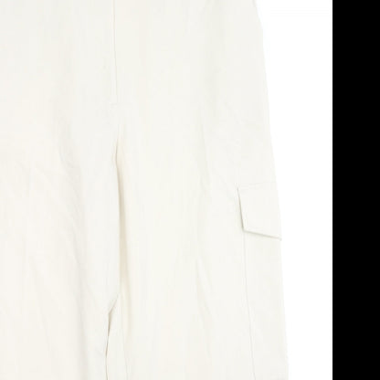 Womens UK Size 20 Marks and Spencer Regular Fit Cargo Beige Trousers