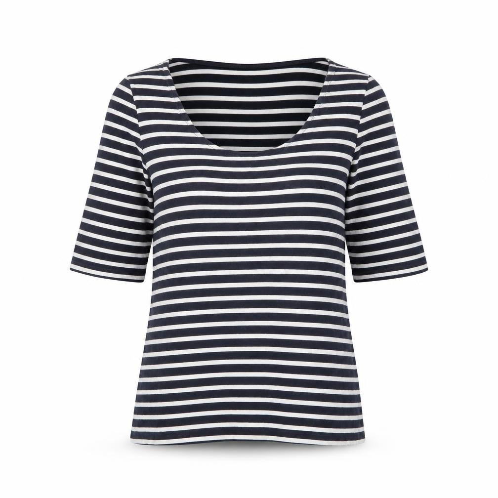 Womens UK Size S H&M Blue Basic T-Shirt