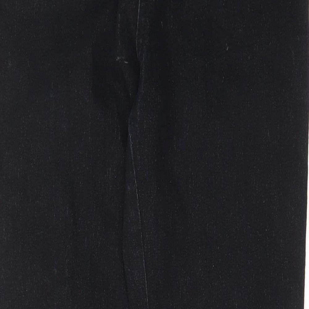 Womens UK Size 14 The Rockin Rev Regular Fit Skinny Black Jeans