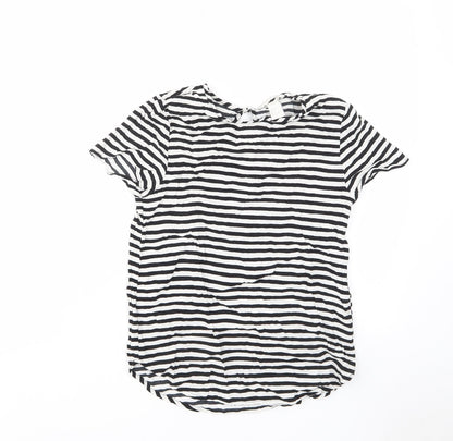 Womens UK Size 6 H&M White Basic T-Shirt