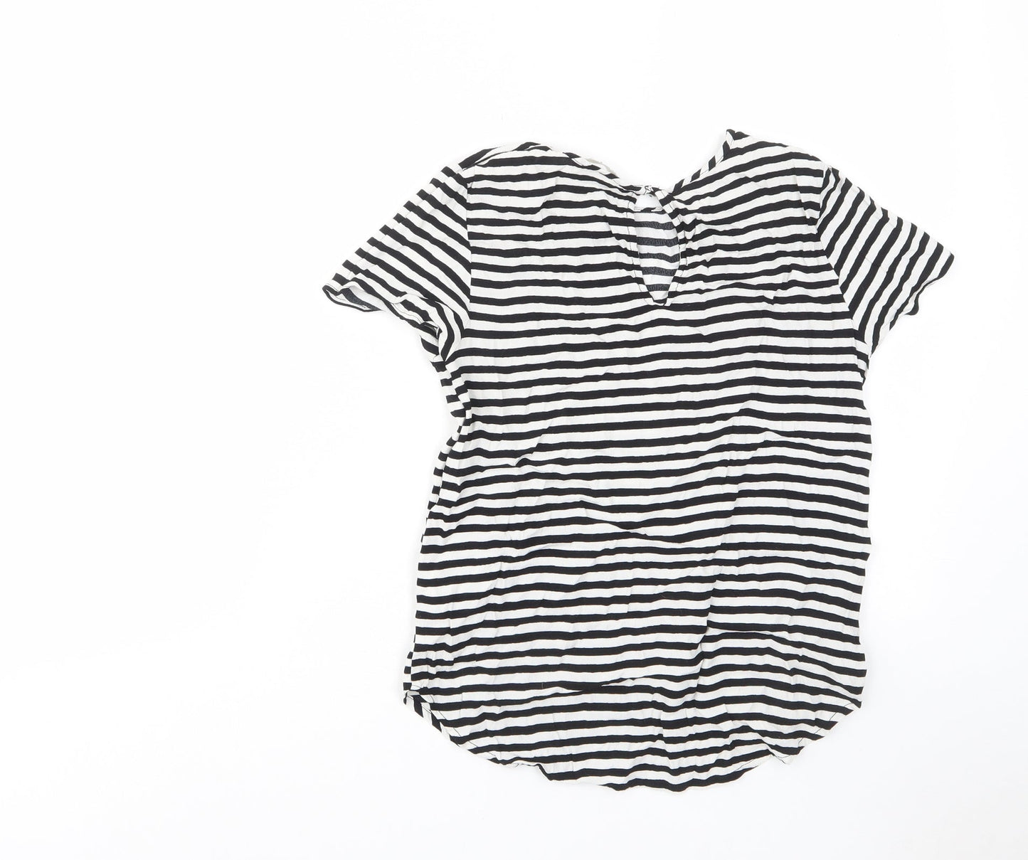 Womens UK Size 6 H&M White Basic T-Shirt