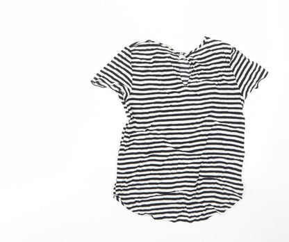 Womens UK Size 6 H&M White Basic T-Shirt