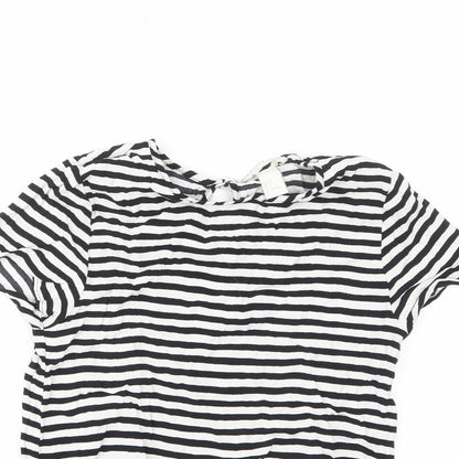 Womens UK Size 6 H&M White Basic T-Shirt