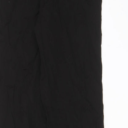 Womens UK Size 4 H&M Regular Fit  Black Trousers