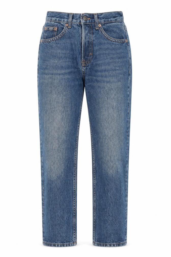 Womens UK Size 25 in Topshop Regular Fit Straight Blue Jeans
