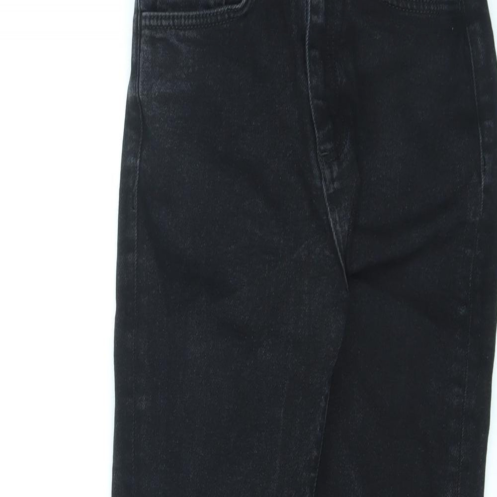 RGNC X NU-IN Womens Black Cotton Skinny Jeans Size 26 L30 in Regular Zip