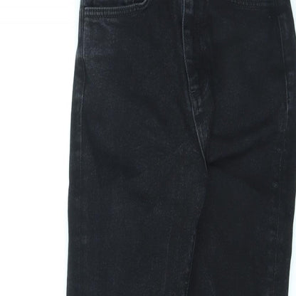 RGNC X NU-IN Womens Black Cotton Skinny Jeans Size 26 L30 in Regular Zip