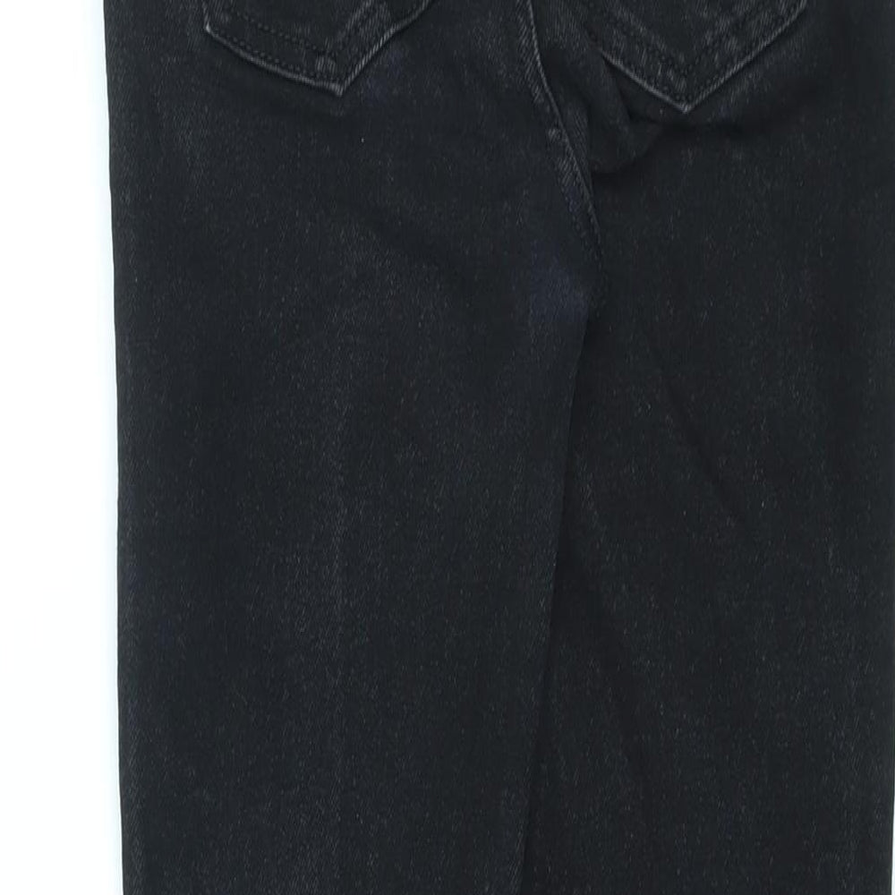 RGNC X NU-IN Womens Black Cotton Skinny Jeans Size 26 L30 in Regular Zip