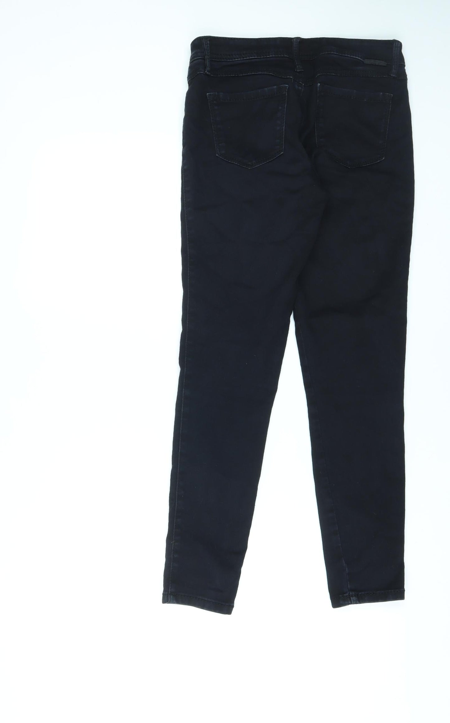 Fragile Womens Black Cotton Skinny Jeans Size 10 L27 in Regular Zip