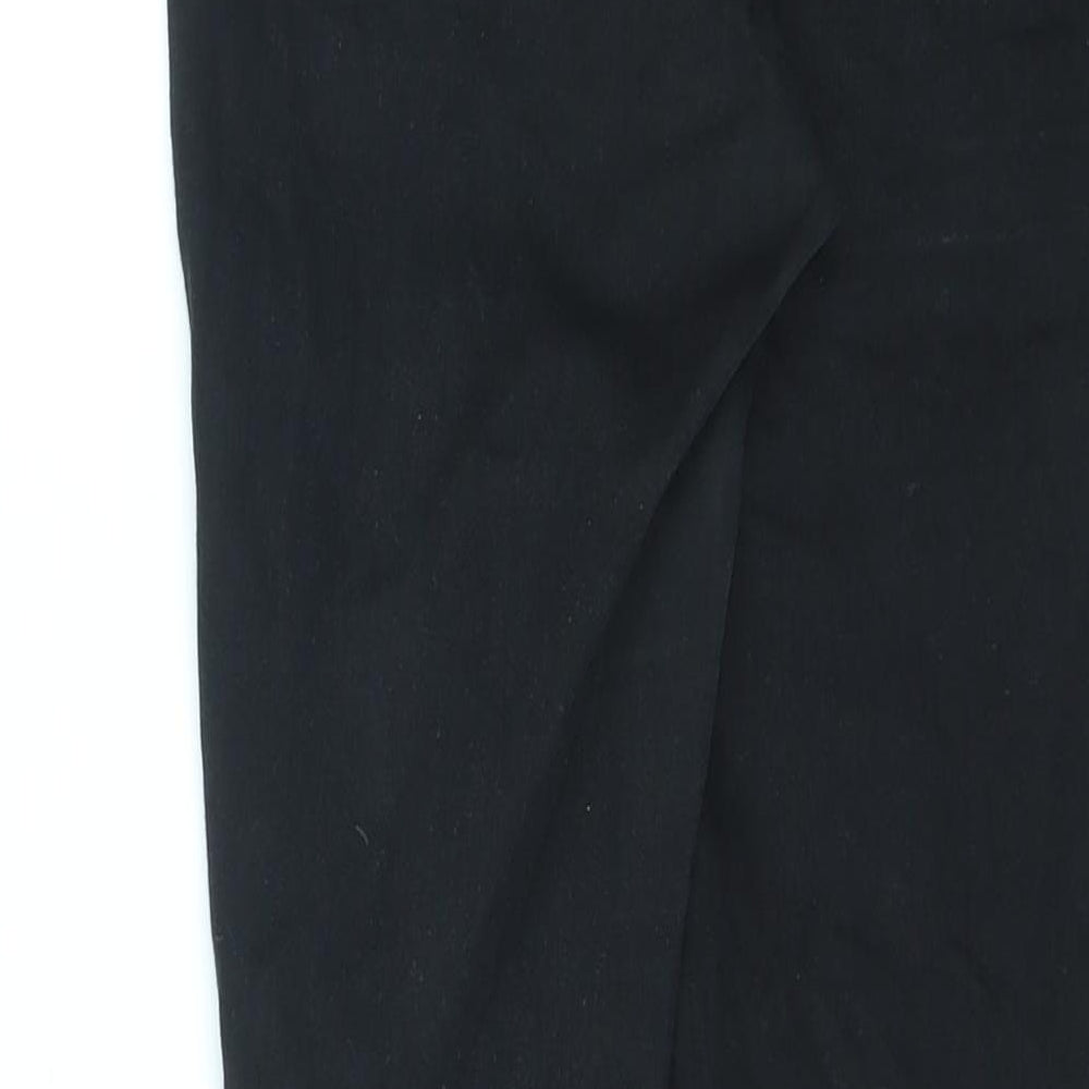 George Womens Black Cotton Skinny Jeans Size 10 L27 in Regular Zip