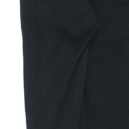 George Womens Black Cotton Skinny Jeans Size 10 L27 in Regular Zip