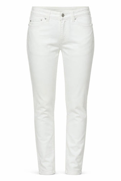 Womens UK Size 24 in Blue Spice Regular Fit Skinny Ivory Jeans