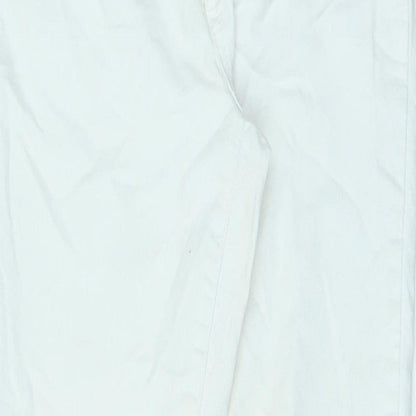 Womens UK Size 24 in Blue Spice Regular Fit Skinny Ivory Jeans