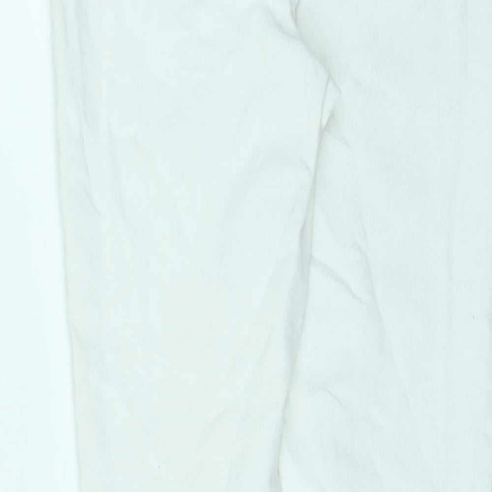 Womens UK Size 24 in Blue Spice Regular Fit Skinny Ivory Jeans