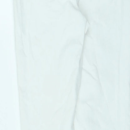 Womens UK Size 24 in Blue Spice Regular Fit Skinny Ivory Jeans