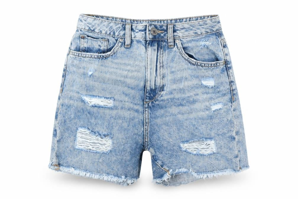Womens UK Size 8 Denim & Co. Regular Fit Boyfriend Shorts