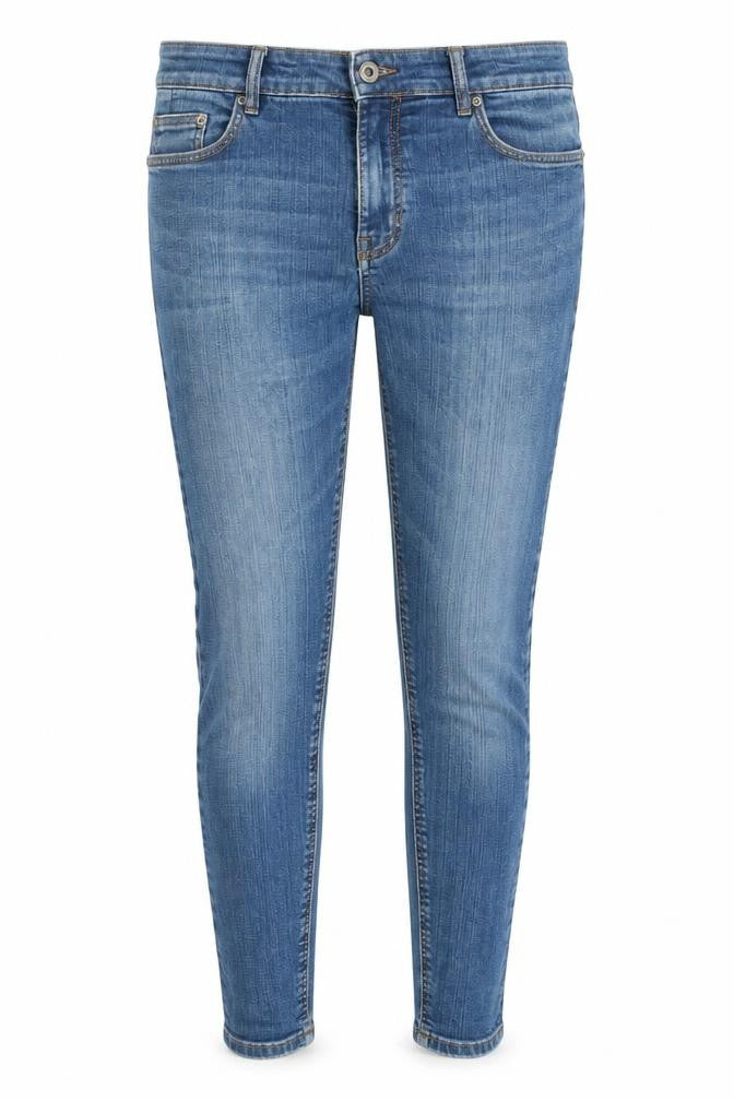 Womens UK Size 8 Pull&Bear Regular Fit Skinny Blue Jeans