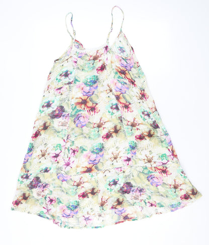 NEXT Womens Multicoloured Floral Viscose Cover Up Size 6