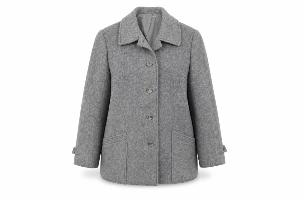 Womens UK Size 16 St Michael Grey Pea Coat
