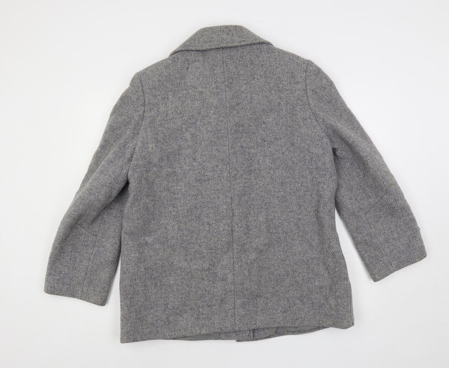 Womens UK Size 16 St Michael Grey Pea Coat