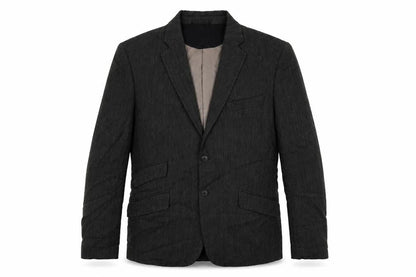 JUNK de LUXE Mens Grey Viscose Jacket Suit Jacket Size 38 Regular