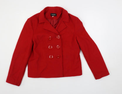 Womens UK Size 16 Vogue Red Jacket