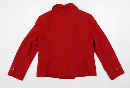 Womens UK Size 16 Vogue Red Jacket