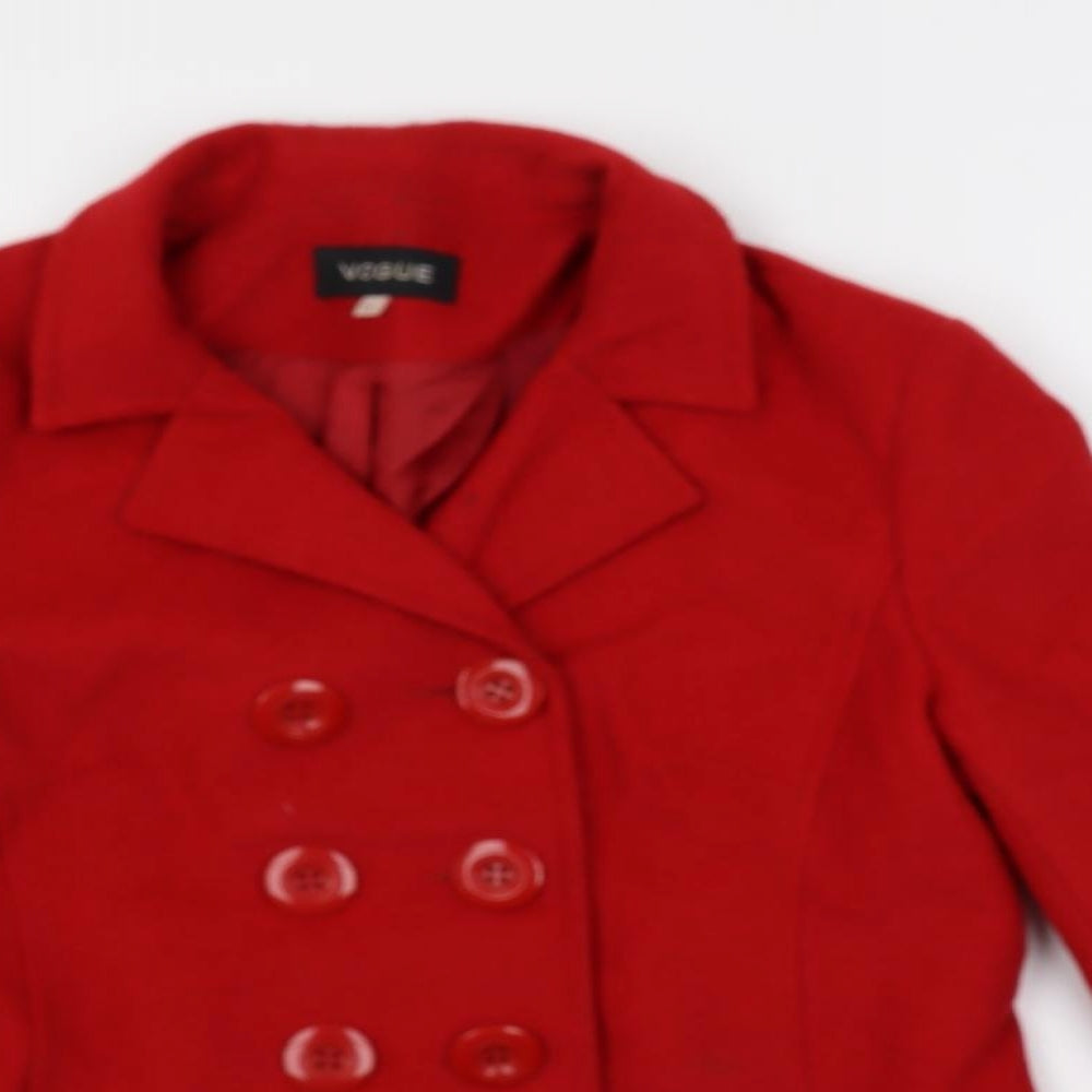 Womens UK Size 16 Vogue Red Jacket