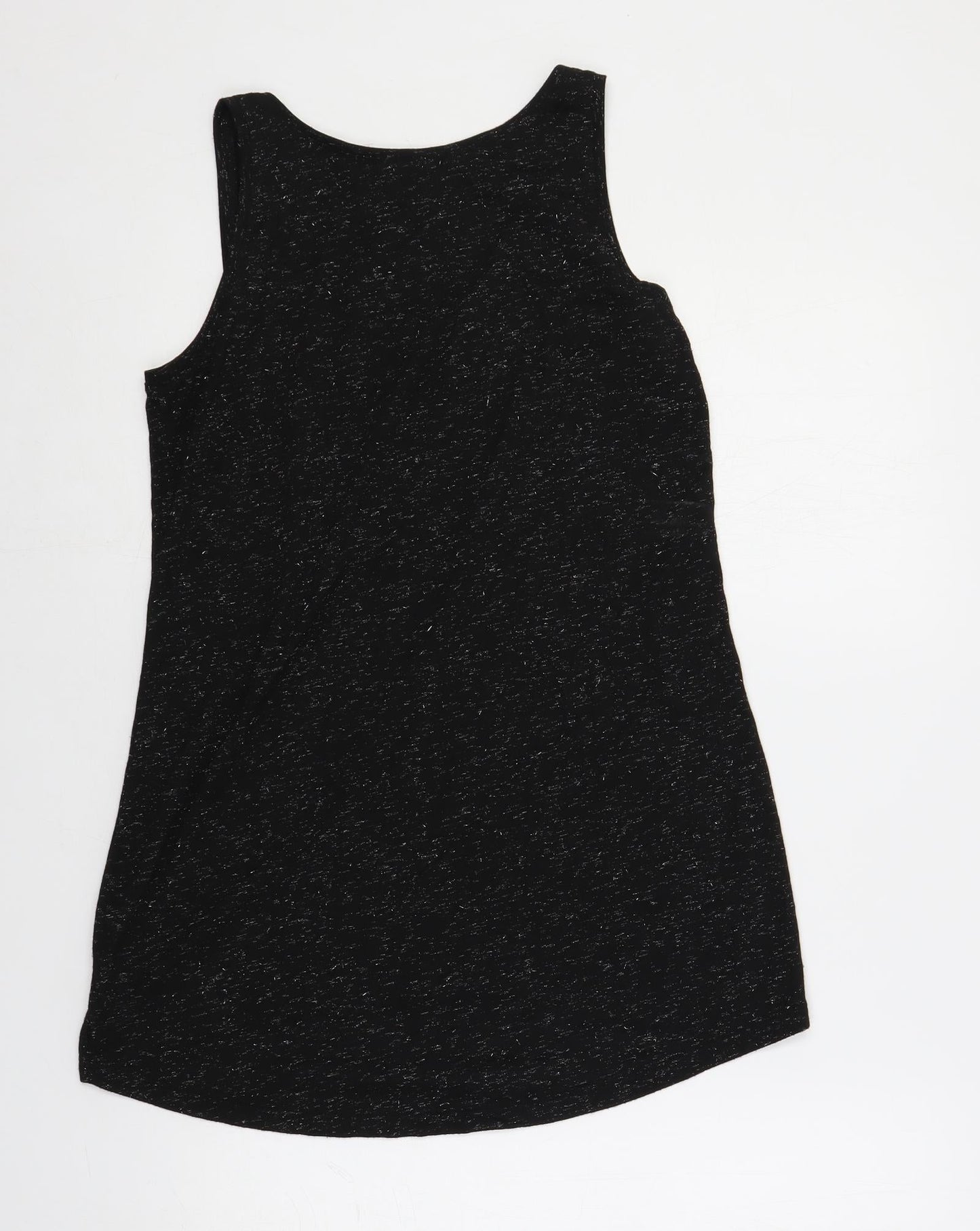 Womens UK Size 10 Dorothy Perkins Black Basic Tank