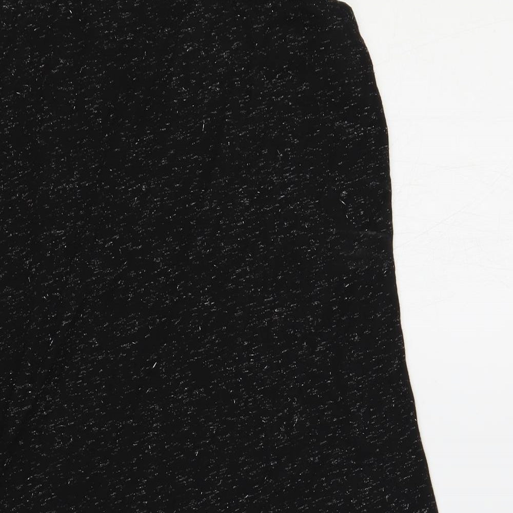 Womens UK Size 10 Dorothy Perkins Black Basic Tank