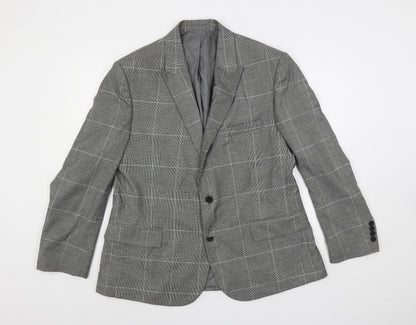 Mens UK Size 44 Moss 1851 Regular Grey Suit Jacket