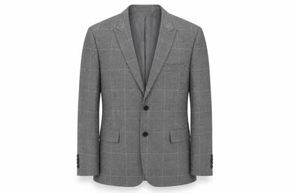 Mens UK Size 44 Moss 1851 Regular Grey Suit Jacket