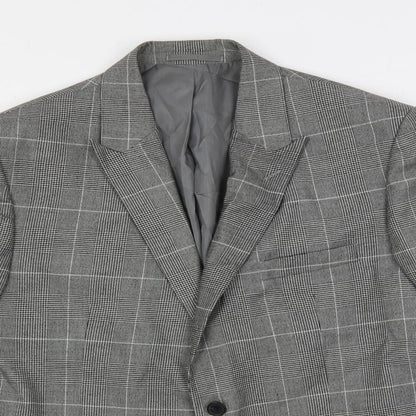 Mens UK Size 44 Moss 1851 Regular Grey Suit Jacket