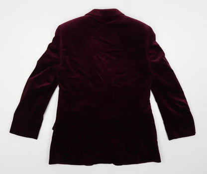Mens UK Size 38 Brook Taverner Regular Red Suit Jacket