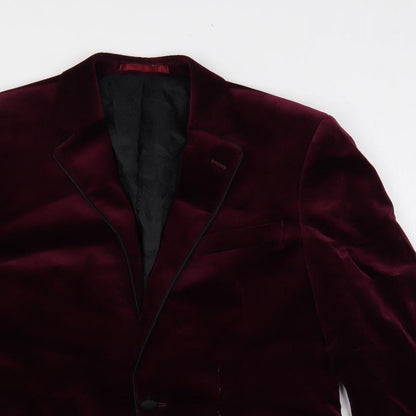 Mens UK Size 38 Brook Taverner Regular Red Suit Jacket
